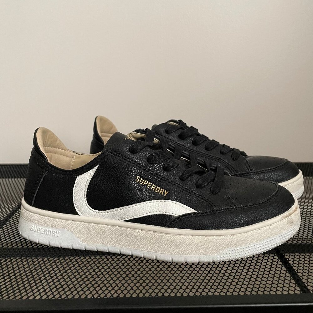 Superdry Vegan Basket Low Top Sneakers - Picture 11 of 12